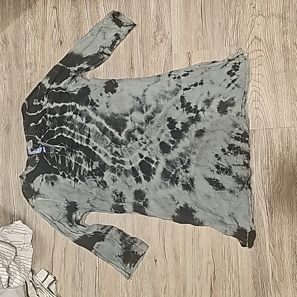 Tie die beach cover up